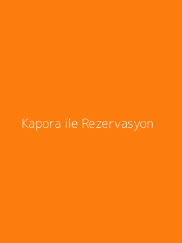 Kapora ile Rezervasyon