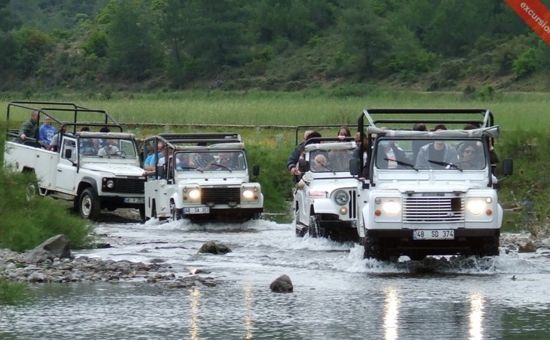 Aydın Çıkışlı Marmaris Jeep Safari Turu